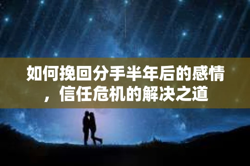 如何挽回分手半年后的感情，信任危机的解决之道