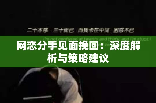 网恋分手见面挽回:深度解析与策略建议 网恋分手见面挽回:深度解析与策略建议