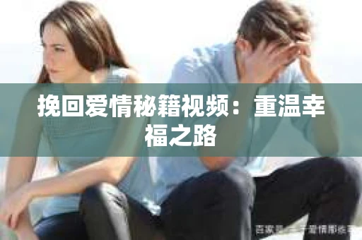 挽回爱情秘籍视频：重温幸福之路