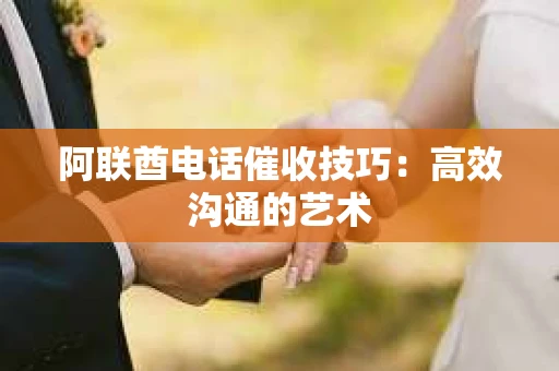 阿联酋电话催收技巧：高效沟通的艺术
