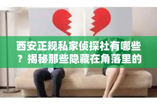 西安正规私家侦探社有哪些？揭秘那些隐藏在角落里的神秘力量