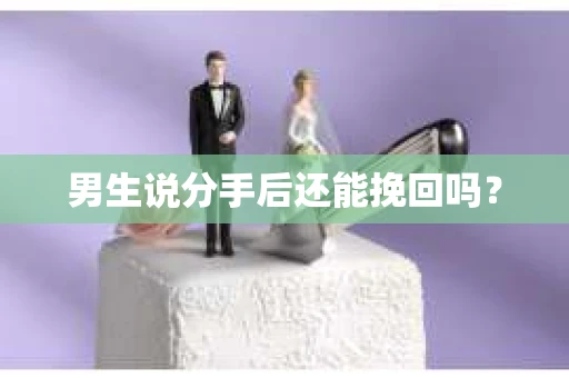 男生说分手后还能挽回吗? 男生说分手后还能挽回吗?