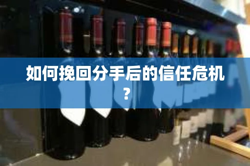 如何挽回分手后的信任危机？