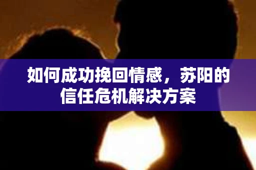 如何成功挽回情感，苏阳的信任危机解决方案