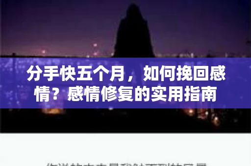 分手快五个月，如何挽回感情？感情修复的实用指南
