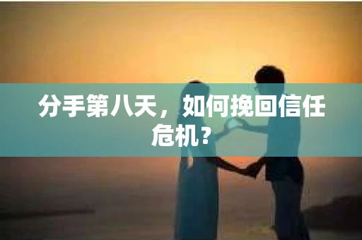 分手第八天，如何挽回信任危机？