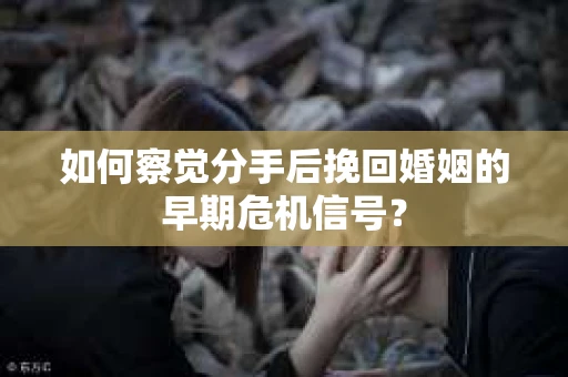 如何察觉分手后挽回婚姻的早期危机信号？