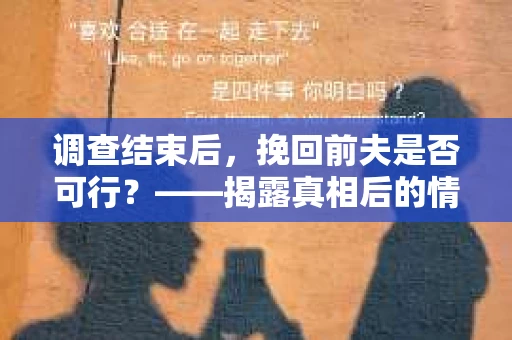 调查结束后，挽回前夫是否可行？——揭露真相后的情感疗愈与人生决策